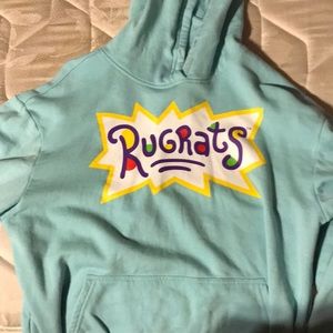 Aqua Blue Rugrats Hoodie